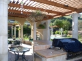 Arbors for backyard living space by Hawkins Pools of San Ramon 30