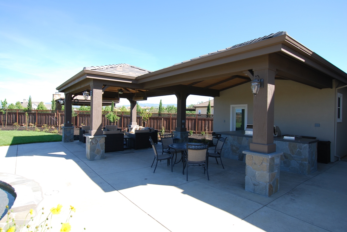 Outdoor BBQ Danville Home by Hawkins Pools San Ramon
