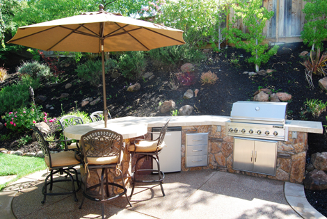 Outdoor BBQ grill kitchen Lafayette -17