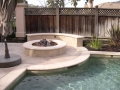 Firepit by swimming Alamo pool 5