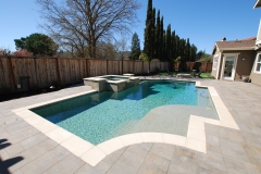 Pool arbor BBQ arbor pavers in Danville 2-ws