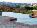 Infinity swimming pool construction 200